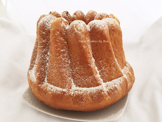 Bundt crujiente con mermelada de higos