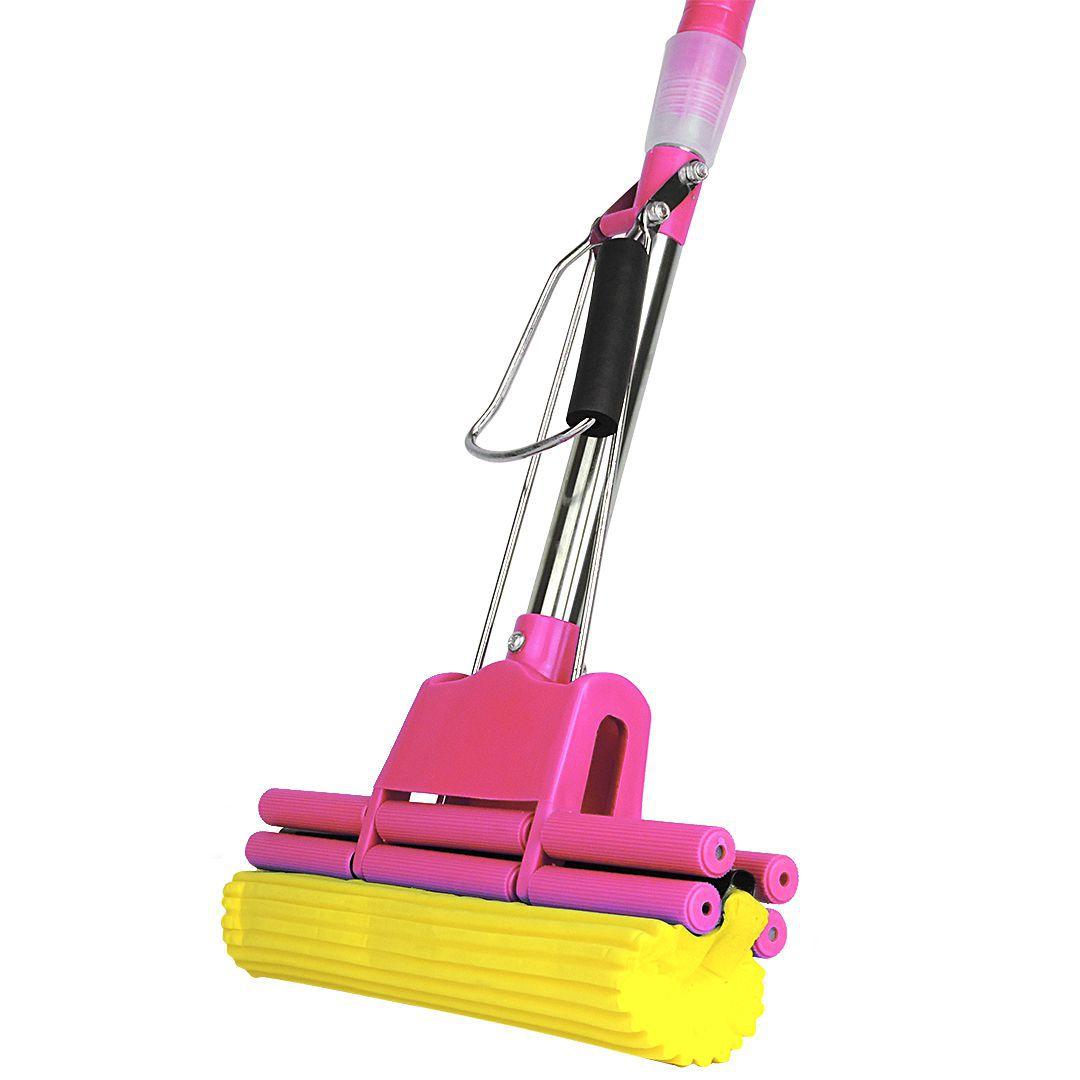 Floor Cleaning Squeeze Mop With Adjustable Telescopic Handle Squeegee