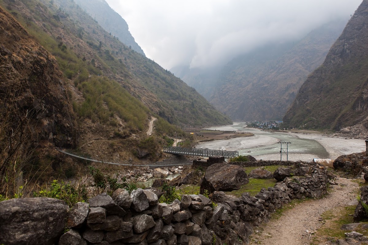 200км по красно-белым черточкам.. Around Annapurna. март-апрель 2017