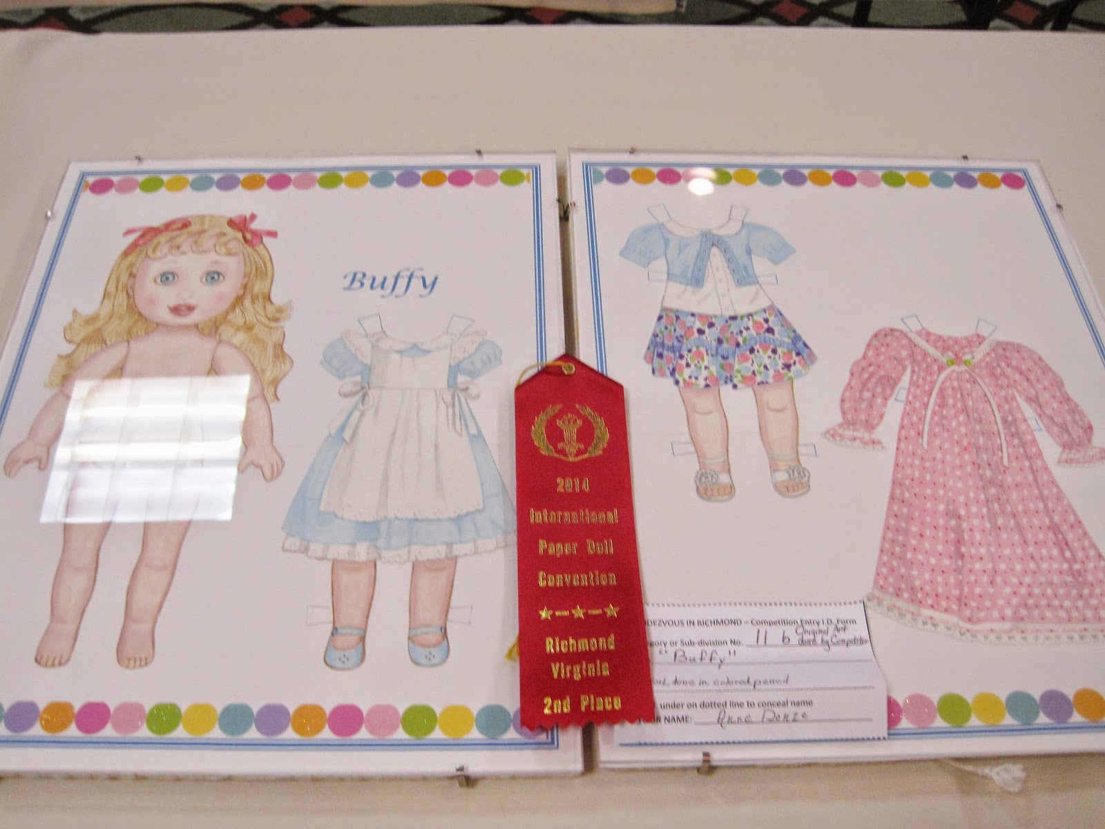 2014 Paper Doll Convention In Richmond CompetitionSaturday