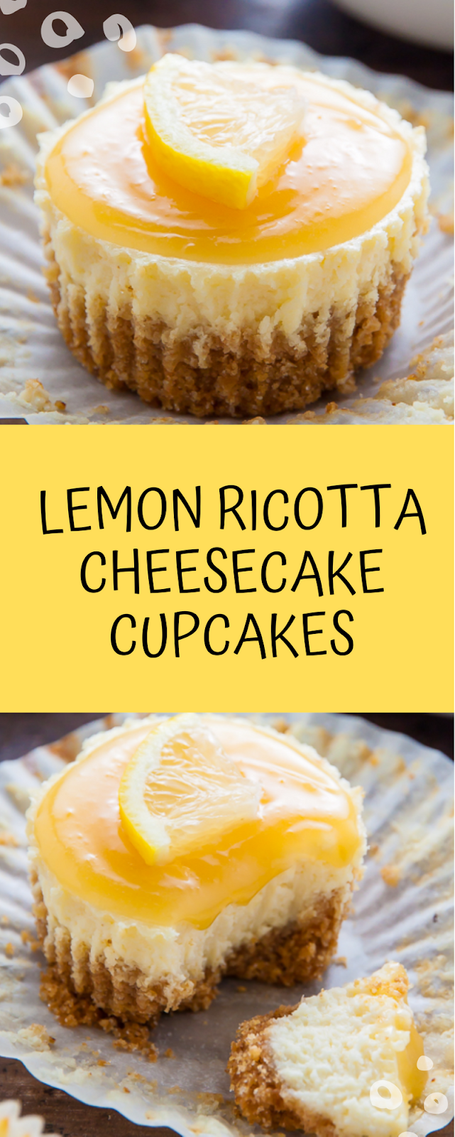 Lemon Ricotta Cheesecake Cupcakes Bellinda Cakes