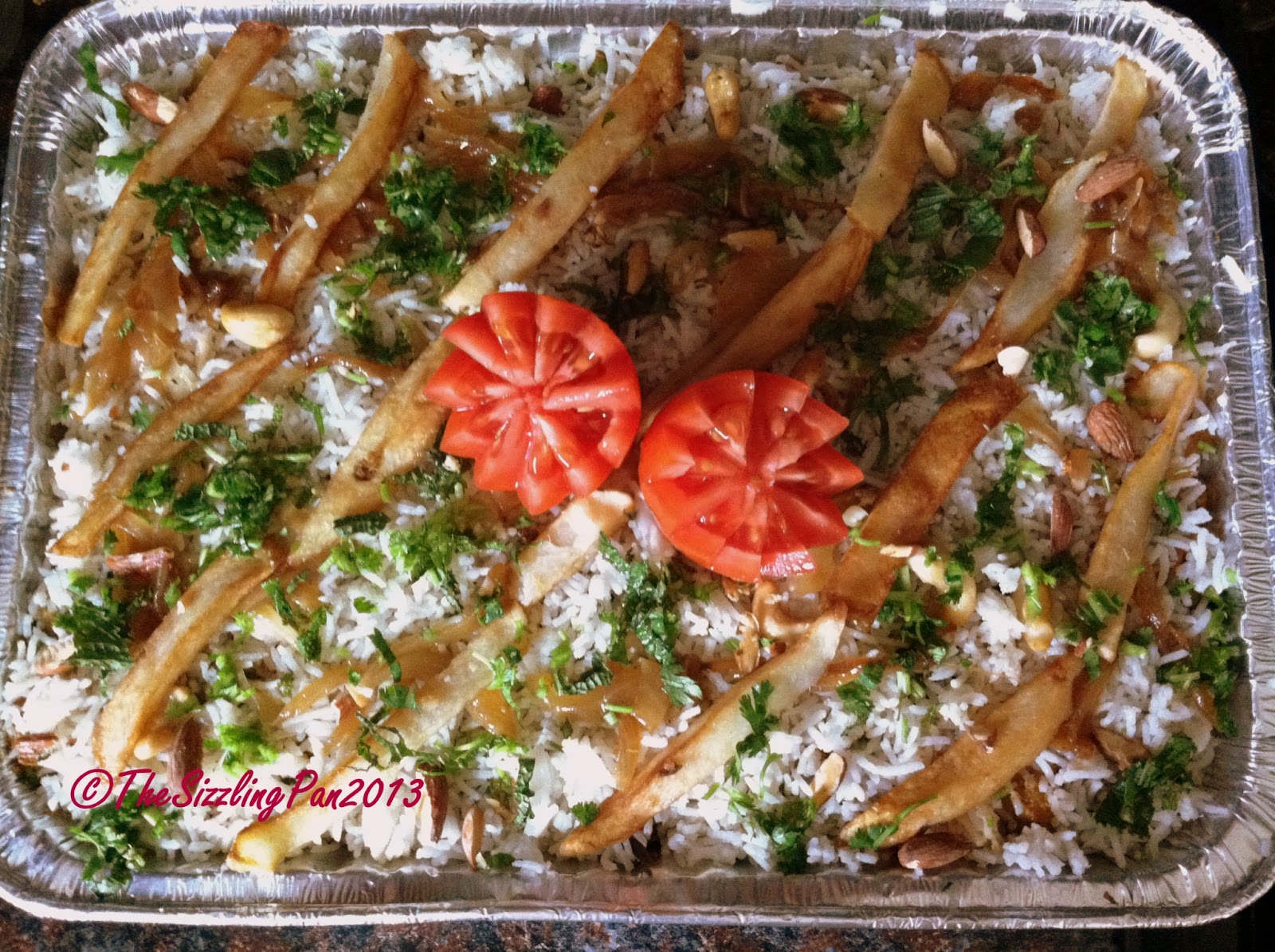 The Sizzling Pan: Vegetable Biryani