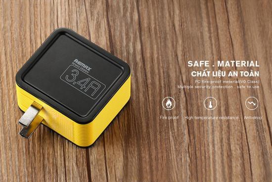 Củ sạc 2 cổng USB Remax RP-U24 Củ sạc 2 cổng USB Remax RP-U24
