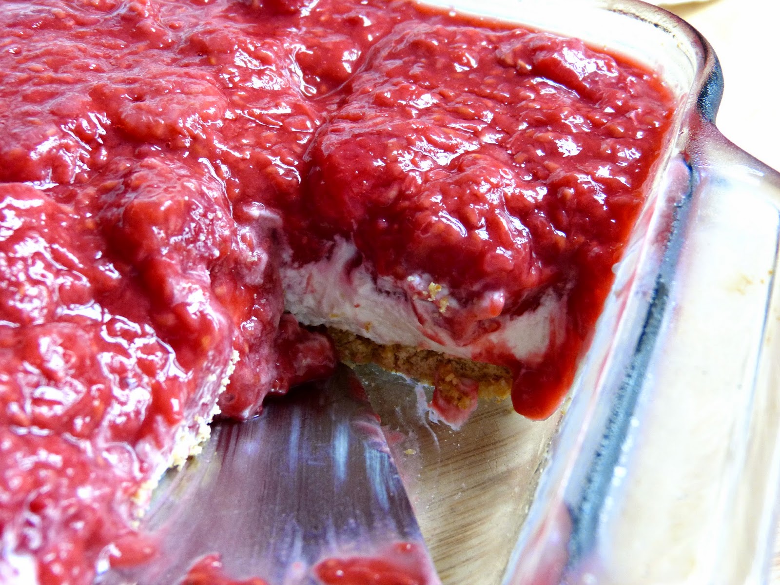 A Squared: Old Fashioned Raspberry Icebox Dessert