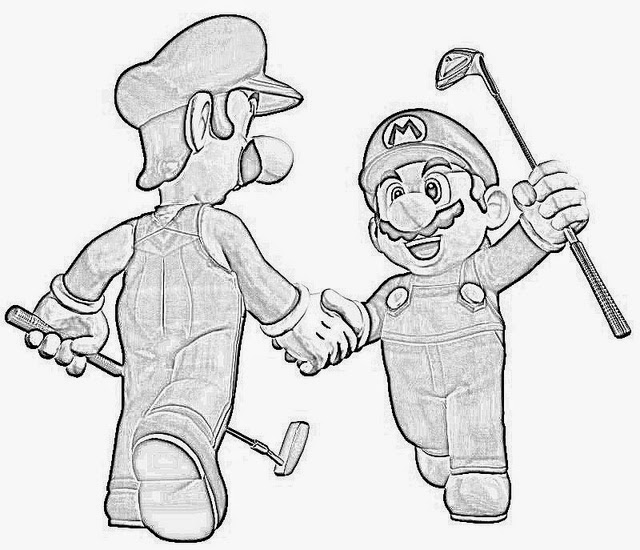 Mario Brothers bros. coloring.filminspector.com