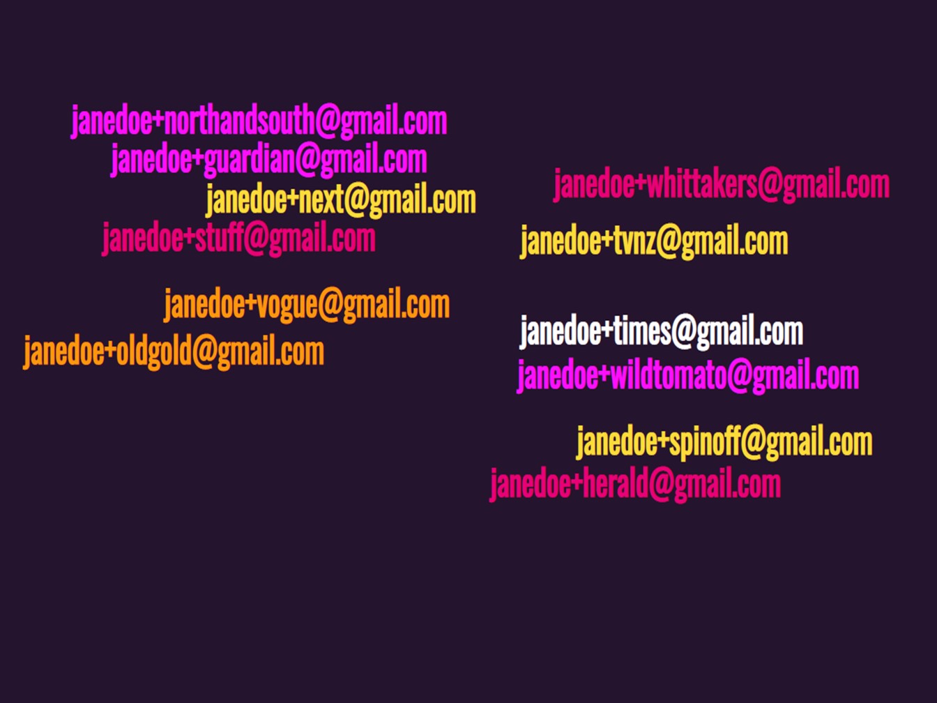 Sam Young Gmail Subscription Addresses sam-young-gmail-subscription-addresses