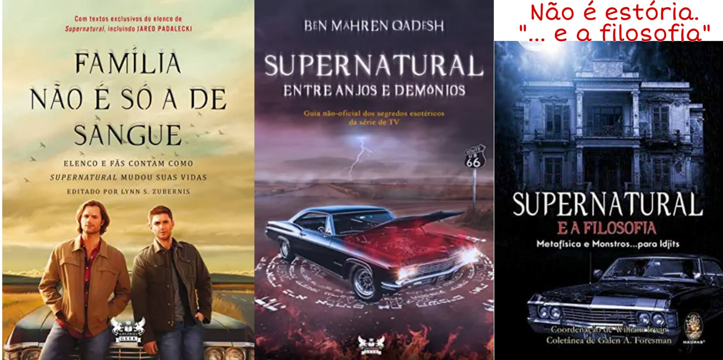 Supernatural & livros Carol & Livros