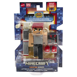 Minecraft Letterman Jacket Creator Series Figure | Minecraft Merch