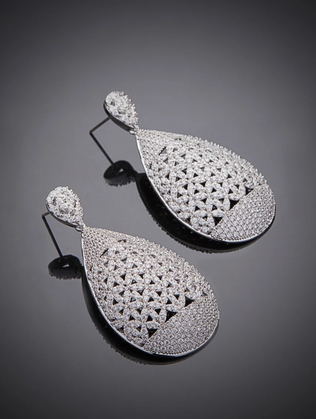 Designer diamond earrings