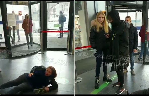 У львівському ТРЦ дівчина побила циганку? (ВІДЕО) У львівському ТРЦ дівчина побила циганку? (ВІДЕО)