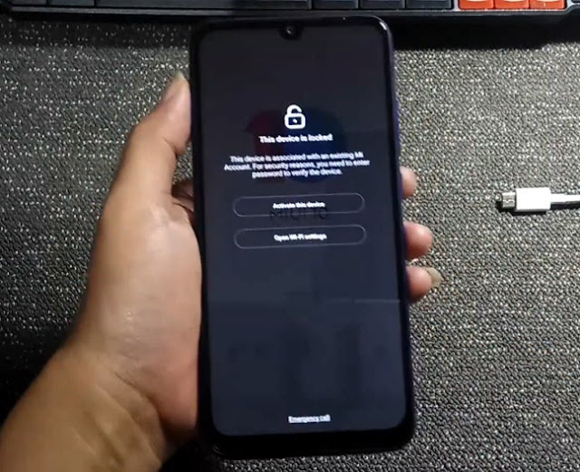 Bypass Akun Micloud Redmi Note 7 Lavender Bebas Reset Anti Relock Via Remote Online