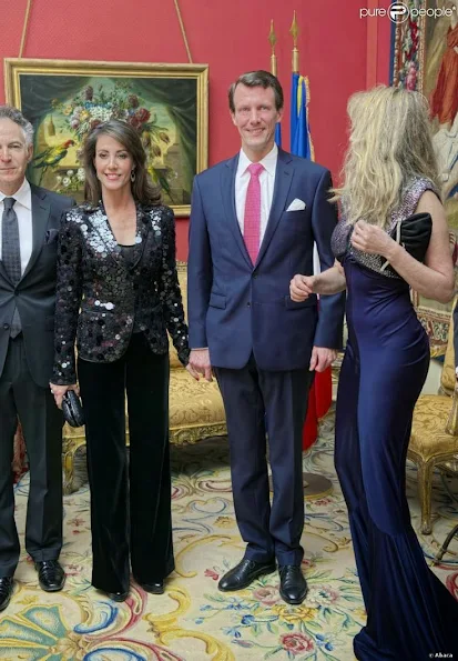 Prince Joachim and Princess Marie attended the gala dinner with French Ambassador Francois Zimeray