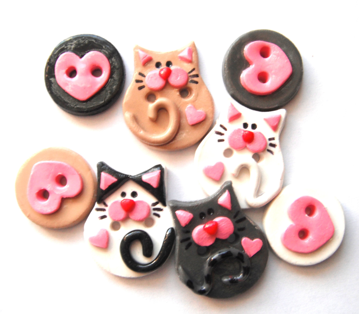 Adorable Polymer Clay Buttons by DigitsDesigns The Beading Gem's Journal