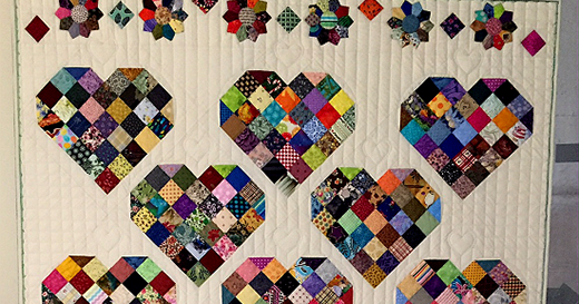 Quilt runners sunday sweetwater centerstreetquilts quilted brinkerhoff Quilting Land: Valentine Candy Quilt