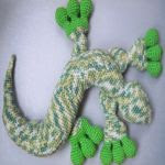 patron gratis lagarto amigurumi | free amigurumi pattern lizard