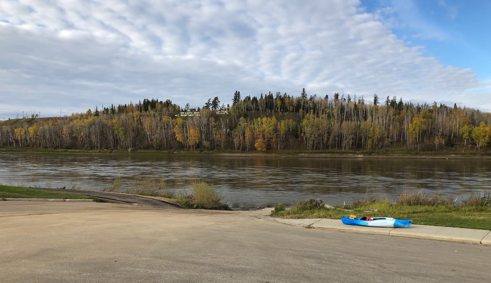 Canoeing Around Edmonton, Alberta, Canada October 2019