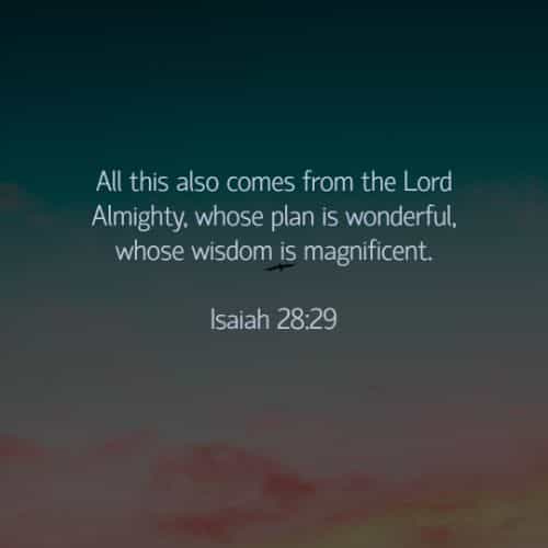 Bible verses and Bible quotes about wisdom