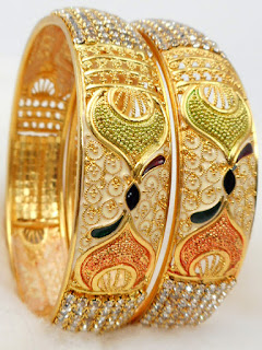 Latest Designs of 1 Gram Gold Plated Bangles