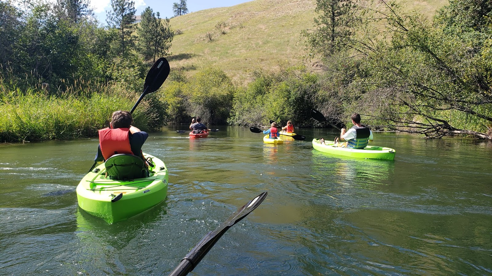 ClayWardCrew Kayaking Little Spokane River