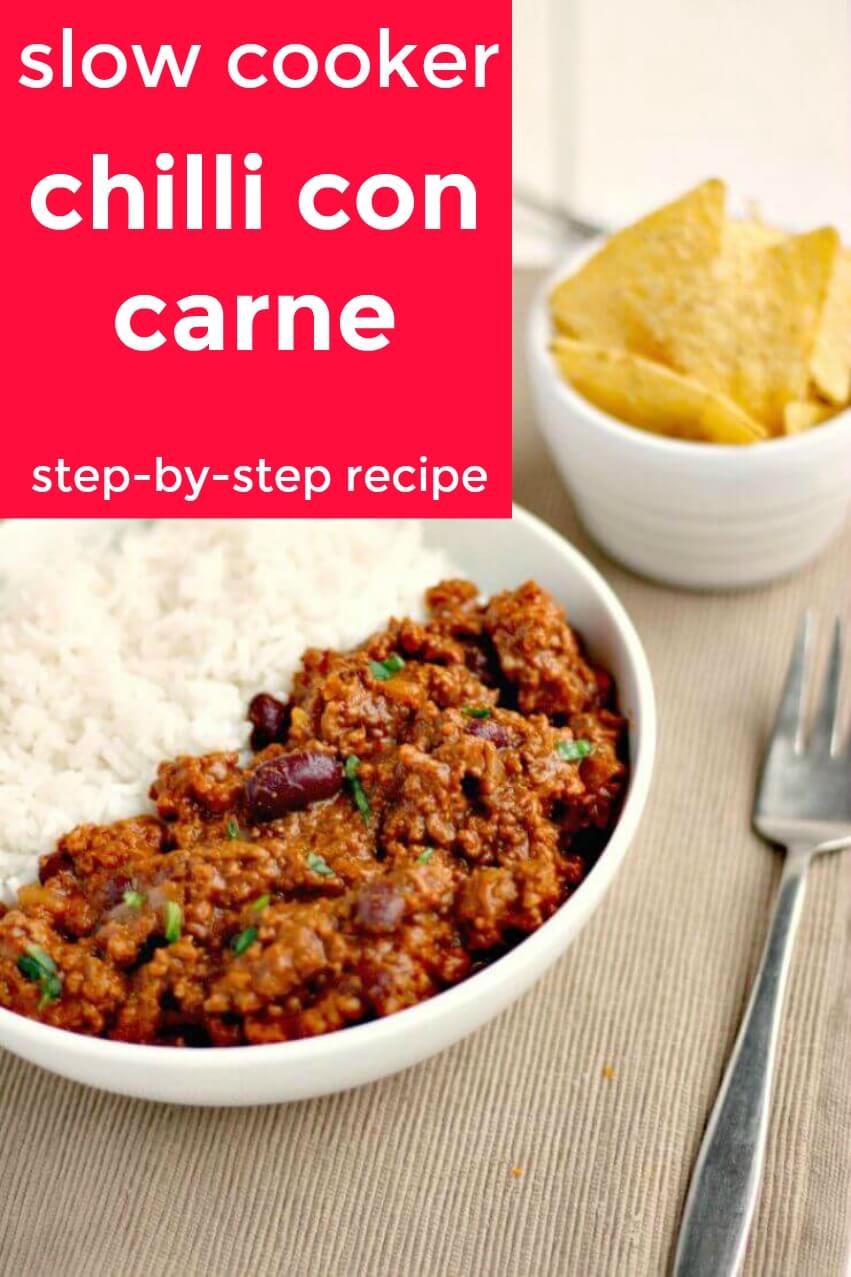Slow Cooker Chilli Con Carne (No Browning Required) A Cornish Food