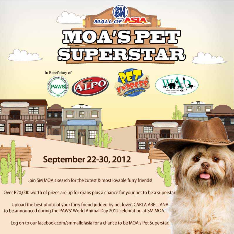 Mall of Asia Pet Superstar Contest 2012 Pamurahan Your Ultimate