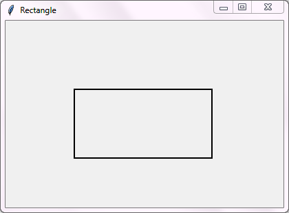 CODINGPLAN: Python program to draw Rectangle using inbuilt graphics ...