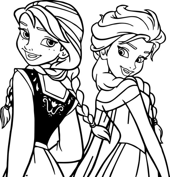 Desenhos da Frozen para Colorir