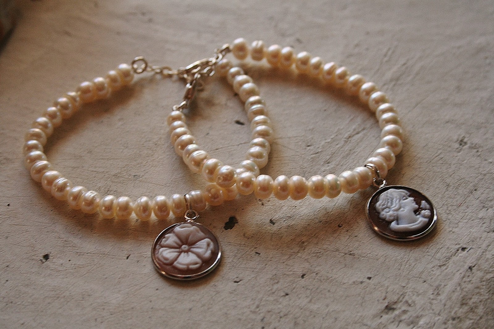 Le Gioie Di Mel (MelaniaGoriniJewelry): Bracciali con cammei...perle di
