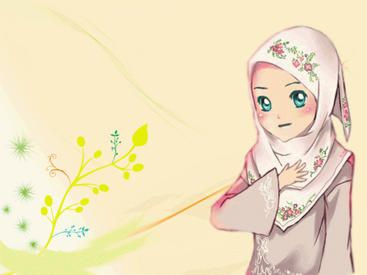 Foto Keren Untuk Profil Wa Perempuan Hijab 75 Gambar Kartun Muslimah jpg (750x563)