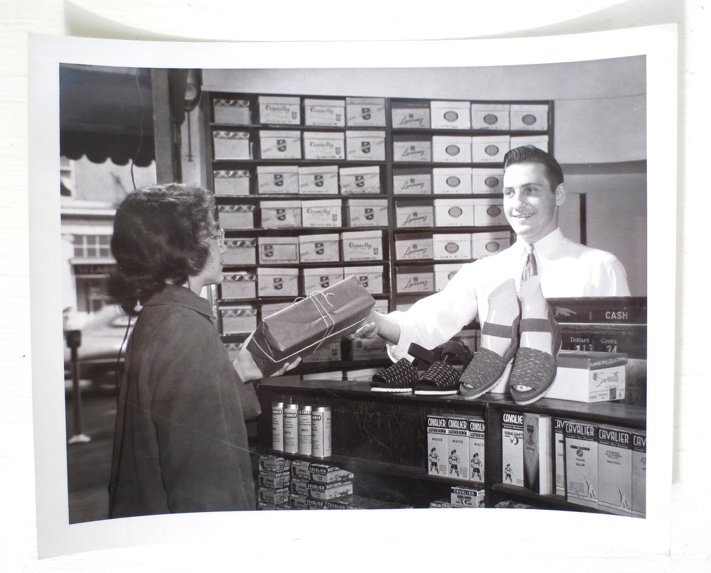 small earth vintage shoe store 1950