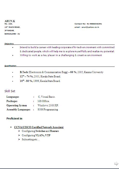 templates curriculum vitae word