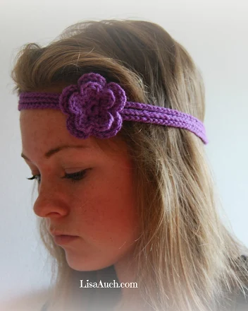 free crochet flower pattern for headbands