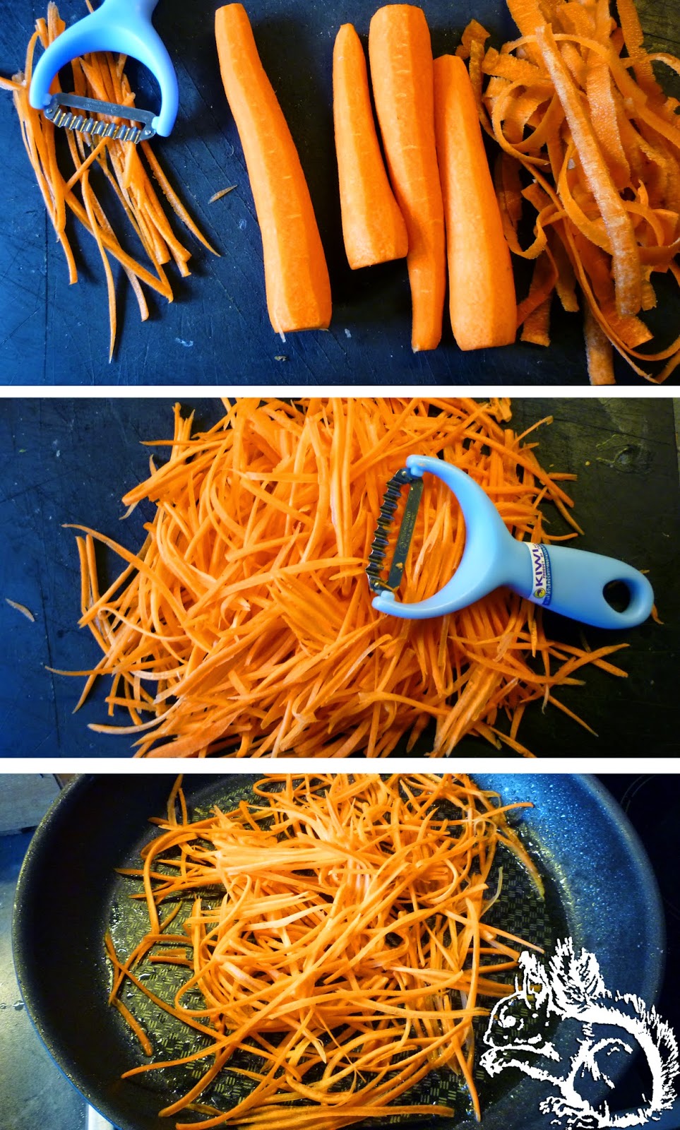 Squirrel of Nom's Tasty Treats Bulgur Asparagus Salad with Walnuts