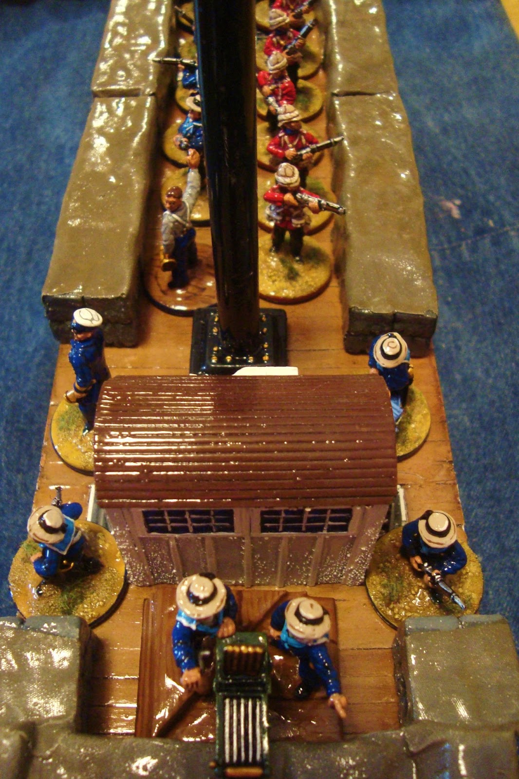 Rivals Colonial Miniatures: Redoubt Paddle Steamer completed