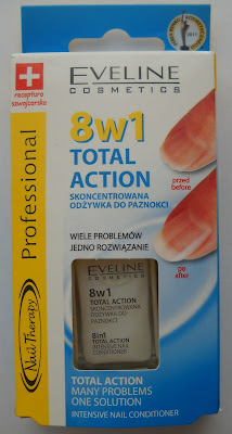 Eveline 8 w 1 TOTAL ACTION odżywka do paznokci