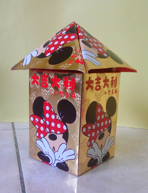 Tempat Permen dari Kertas Angpao Motif Mickey Mouse