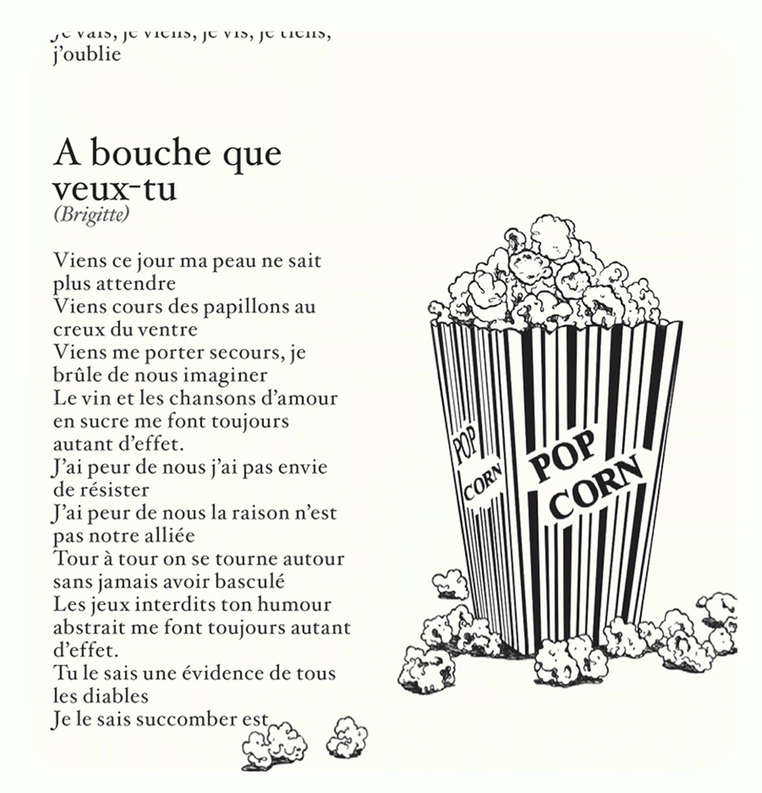 Brigitte à Bouche Que Veux Tu Paroles A BOUCHE QUE VEUX TU TELECHARGER - Imnimesyscicc