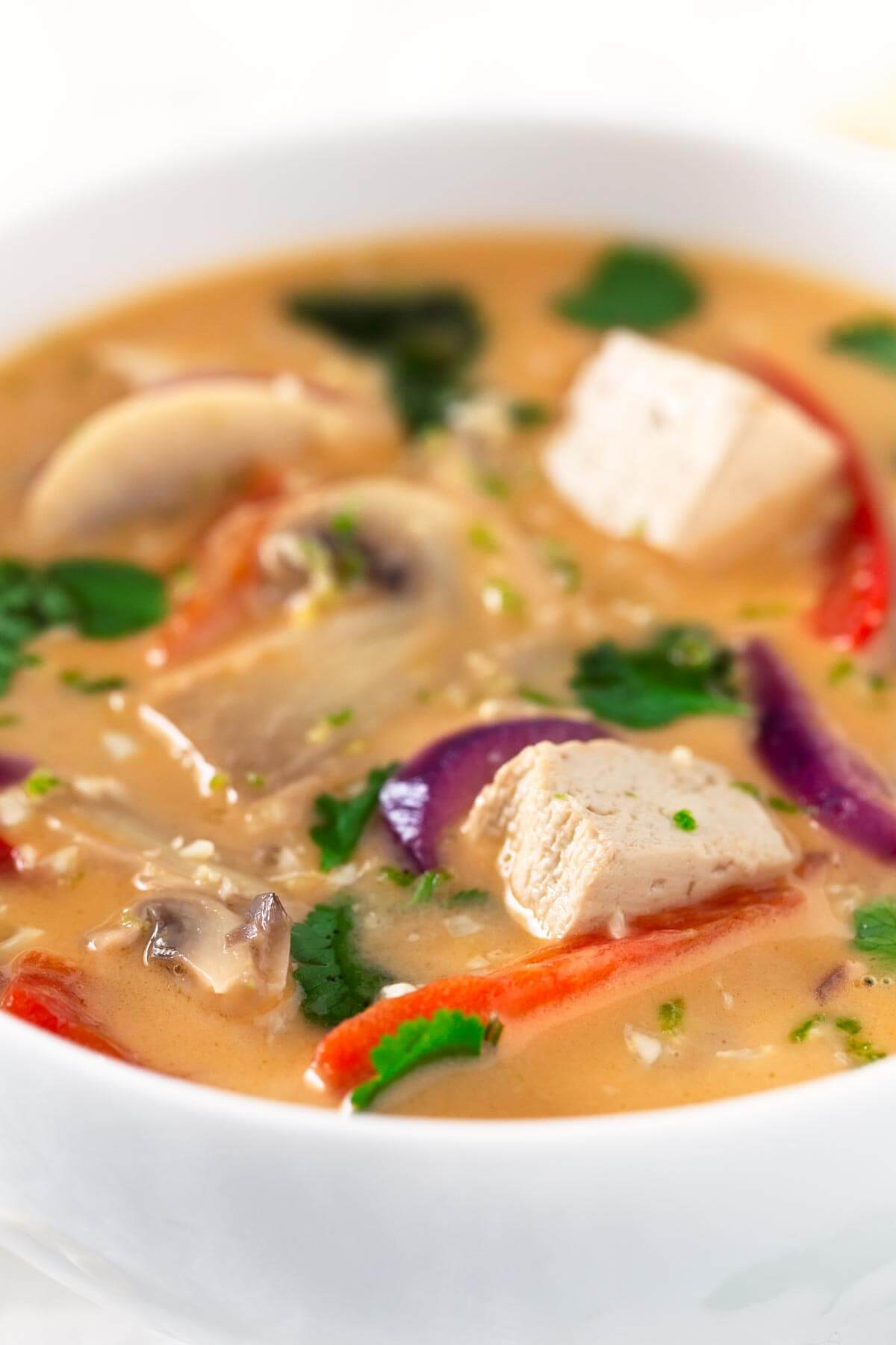 Vegan Thai Coconut Soup.- To make this vegan coconut Thai soup, you only need one pot, so it is a very clean recipe. In addition, it is vibrant and is quite versatile. Vegan Thai Coconut Soup.- To make this vegan coconut Thai soup, you only need one pot, so it is a very clean recipe. In addition, it is vibrant and is quite versatile.