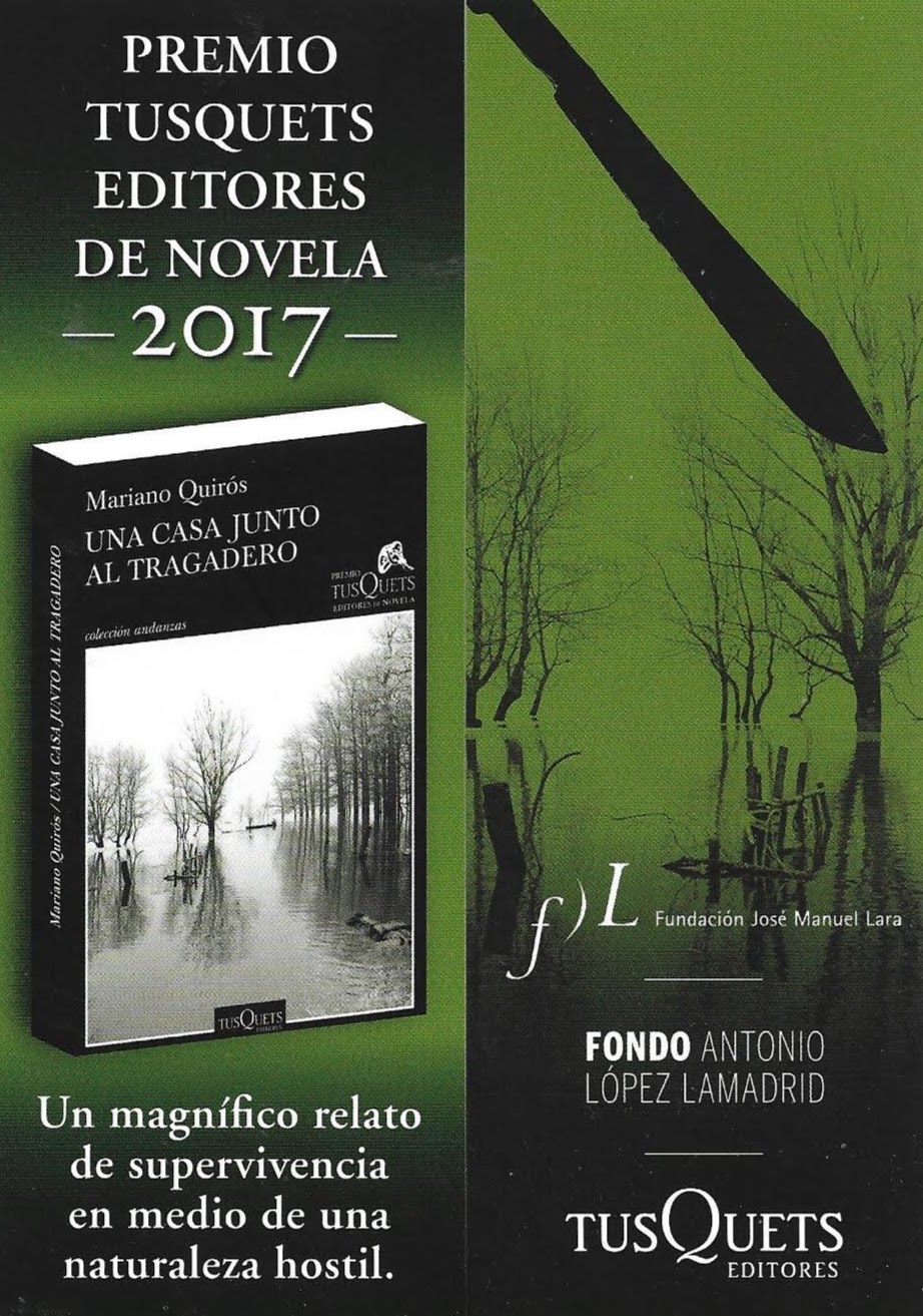 Marcapáginas de mi colección PREMIO TUSQUETS EDITORES DE NOVELA (II)