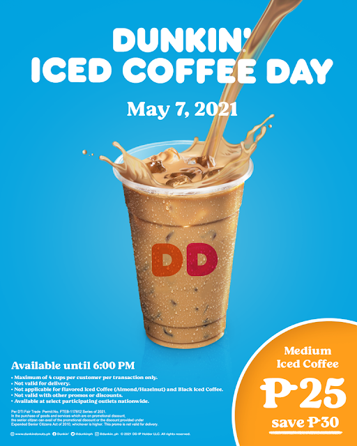 Manila Shopper Dunkin' Iced Coffee Day Promo
