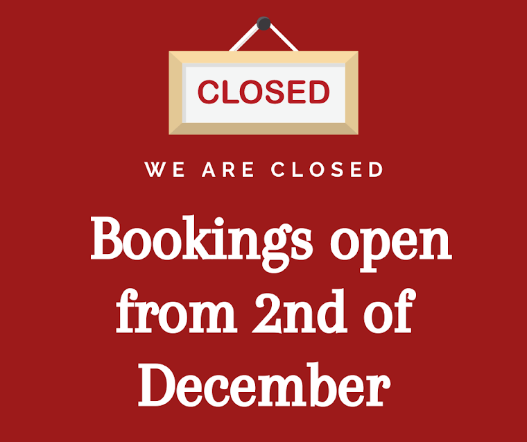 OUR NEW LOCKDOWN & CHRISTMAS OPENING DATES + TIMES Happy