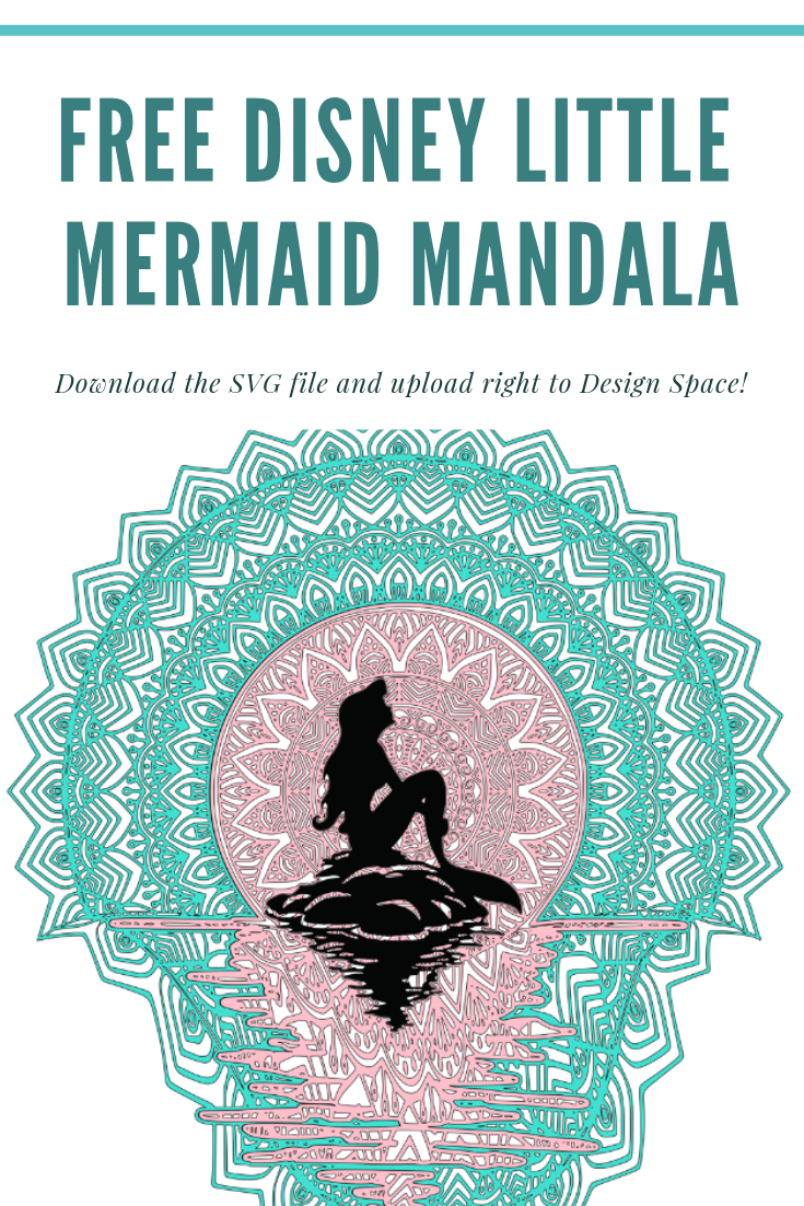Layered Little Mermaid Mandala Svg Design - Free Layered SVG Files