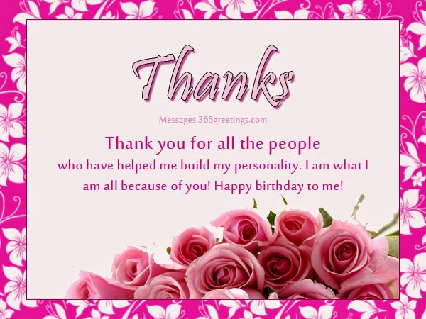 All wishes message, Greeting card and Tex Message.: Birthday Thank You ...