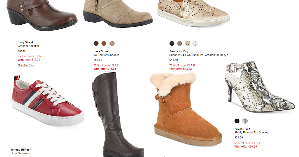 macy's flash sale on shoes