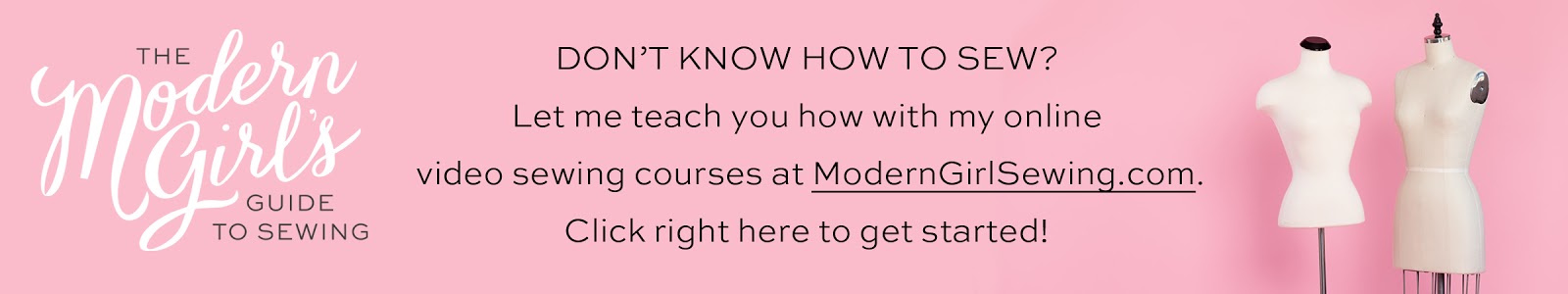 The Modern Girls guide to sewing