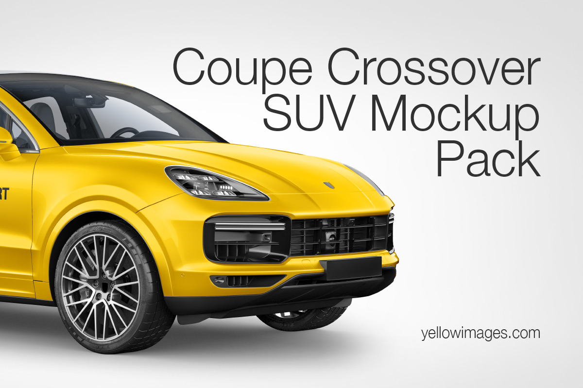 Download Free Coupe Crossover Suv Mockup PSD Mockup Template