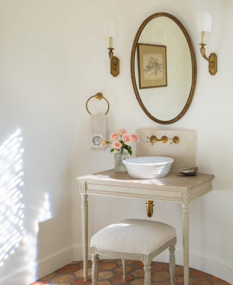 Décor Inspiration: A French Normandy Style Beach House in San Diego by Giannetti Home