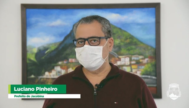 Prefeito de Jacobina confirma dois casos de coronavírus na cidade
