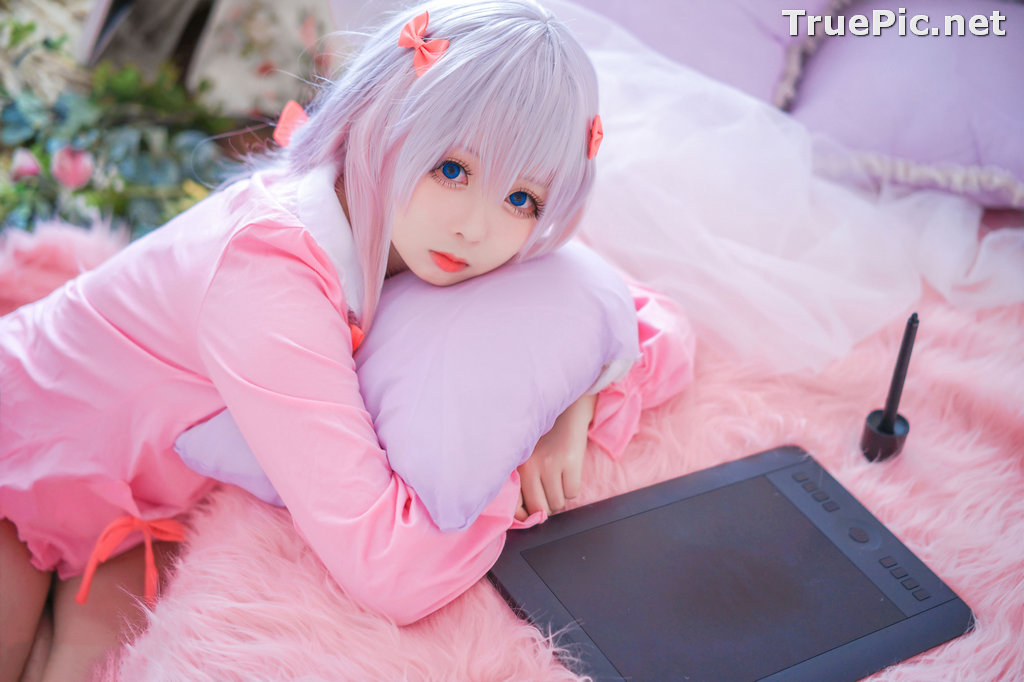 Image [MTCos] 喵糖映画 Vol.048 - Chinese Cute Model - Lovely Pink - TruePic.net - Picture-16