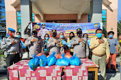 Minggu Kasih,Polres Sergai Berikan Bantuan Sembako Kepada Jemaat Gereja Methodist Indonesia Firdaus